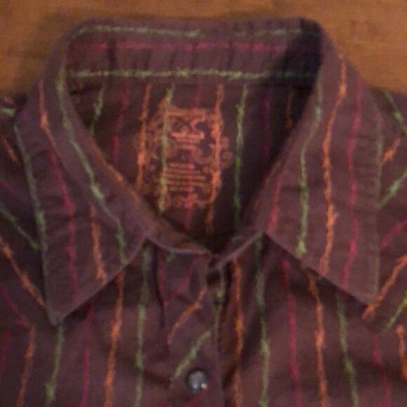 Twenty X Tailored fit Western Sleeveless Blouse Woman Size Large Westerncore - Picture 3 of 6